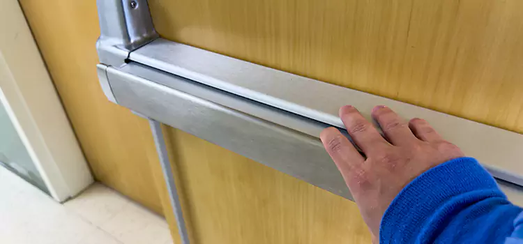 Installing a Push Bar on a Door Brunswick